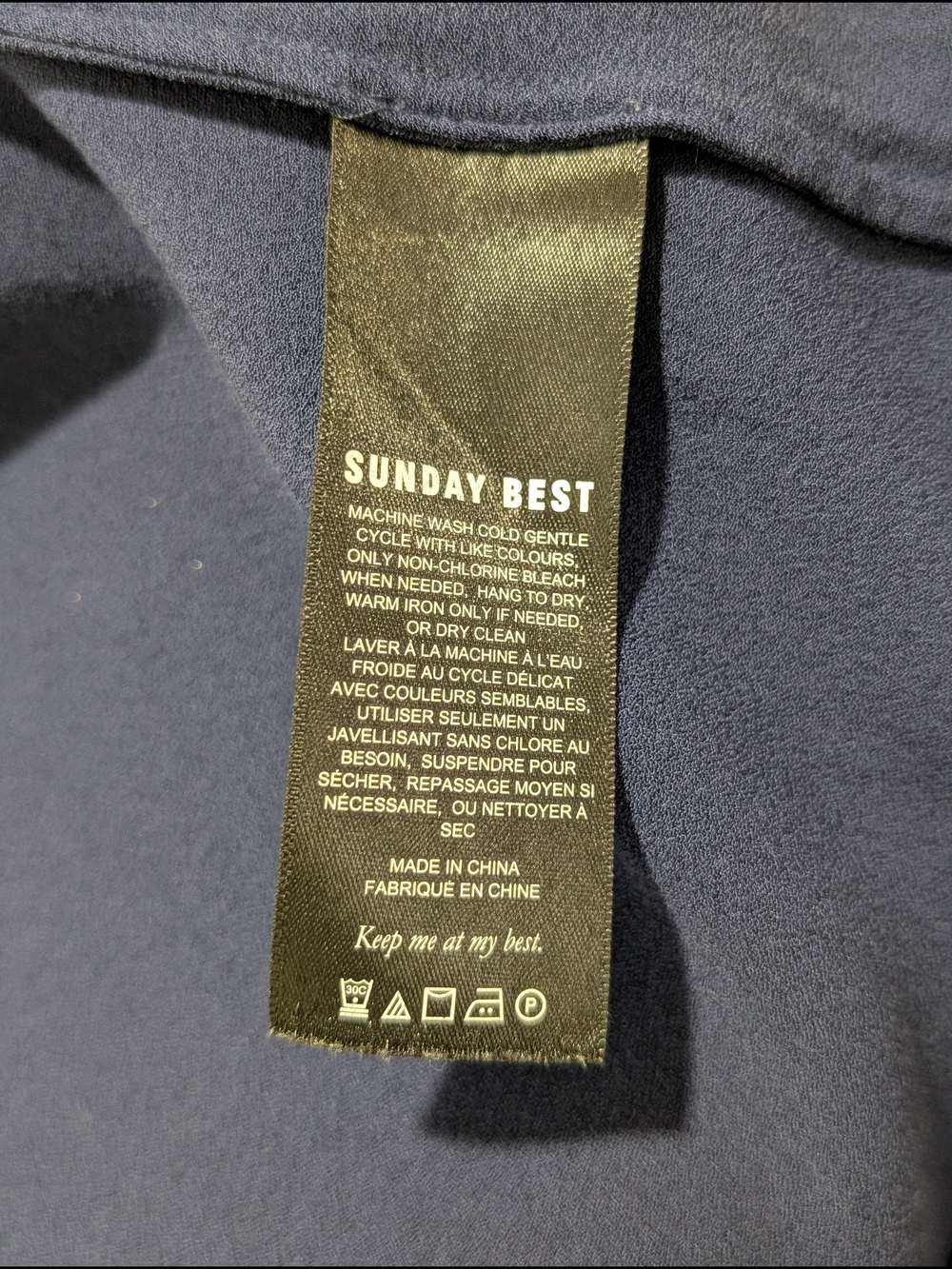 Sunday Best Ruffle Wrap Mini Dress - Navy - Picture 10 of 11